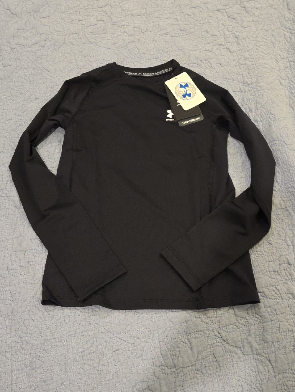 Under Armour Black Long Sleeve Performance Top Size M, New With Tags!